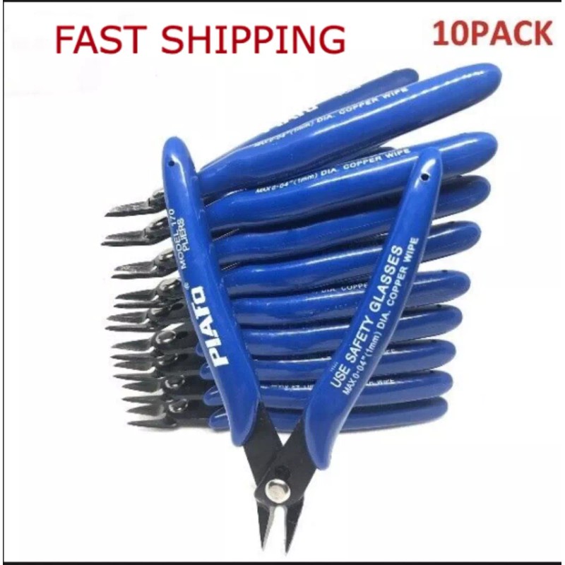 Plato 10PCS Plato Model 170 Flush Wire Cable Cutter Cutting