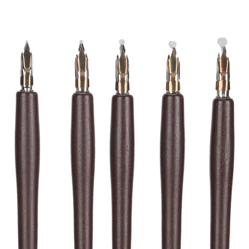 Wooden Handle Dip Pen Home Office Art Painting Calligraphy Fountain