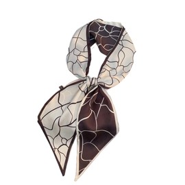 HOLIIBN Long Purse Bag Scarf Silky Neck Scarf Lightweight Headscarf Satin Hair Scarf for Women