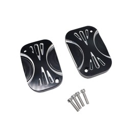 Shallow Cut Front Brake Master Cylinder Cover Harley Touring Street Glide Road King FLHX FLHR 2008-2016