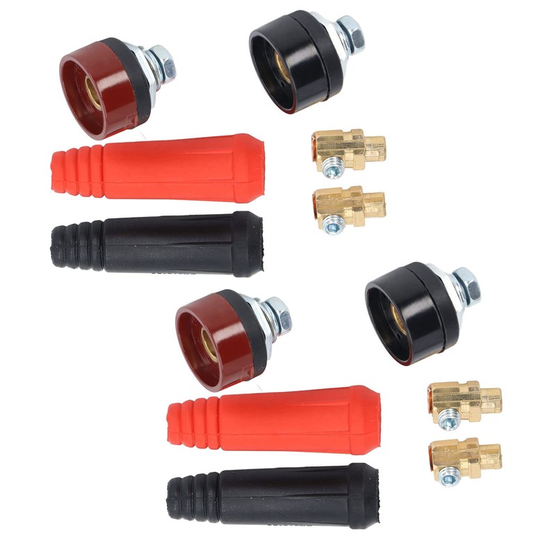 Welding Cable Panel Connector High Security Stable Power Supply 12Pcs