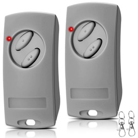 Garage Door Opener Remote Control 433.92MHz for EcoStar RSE2-433, RSC2-433, RSZ1-433, Handheld Transmitter 2 Pieces for Hormann EcoStar Liftronic 500/700/800 for Portronic D2500/D5000/S4000