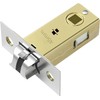 Qtksceadlnce 45mm Tubular Latch, Forked Mortice Internal Door Lock Satin