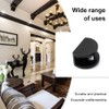 4 Pcs Glass Shelf Brackets Adjustable Glass Clip Holders with