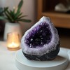 WYJHYZN Amethyst Crystal Gems and Healing Stones Rocks Geodes Purple