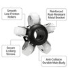 Sewer Camera Guide Wheel, 23mm 0.9" Roller Skid for Pipeline
