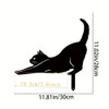 Metal Cat Garden Stakes for Outdoor Decor – Cute Cat