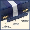 Magic Vosom Travel Small 11 Inch Backgammon Blue Sets Classic