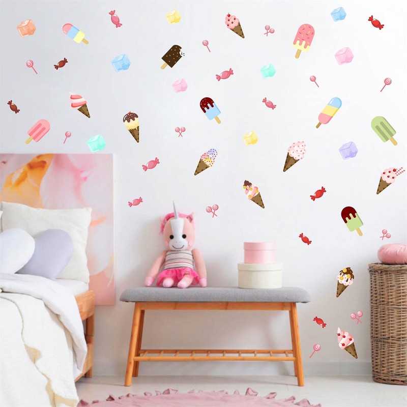 Barri Design Ice Cream Wall Decals Candy Wall Decal Ice