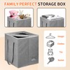 BOHEMIABY Clothes Hanger Organizer-Hard Shell Hanger Storage with Dust Lid,