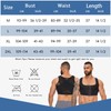 MISS MOLY Mens Gynecomastia Compression Corset Chest Binder Slimming Vest