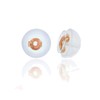 14K Rose Gold Silicone Bubble Earring Back Replacements
