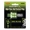 Flexzilla Pro High Flow Ball Swivel Plug, 1/4" Body, 1/4"