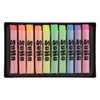 SoHo Urban Artist Soft Pastels Set of 10 Bright Fluorescent