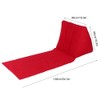 Household Inflatable Triangular Back Support Pillow Portable Folding Cushion Indoor