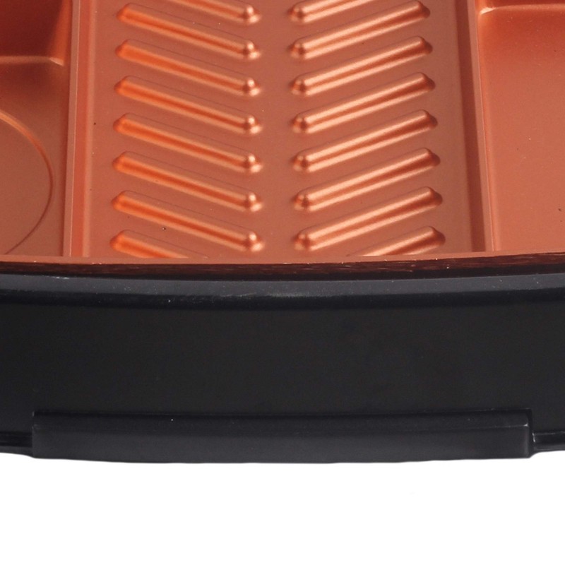Brentwood Electric Indoor Grill Non-Stick Copper Coating, Multi-Portion, Black