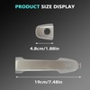 1 Pair Exterior Door Handle Magnetic Gray fits Camry 2012-2017