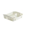 Whitefurze Dish Drainer, Plastic, Cream, Small