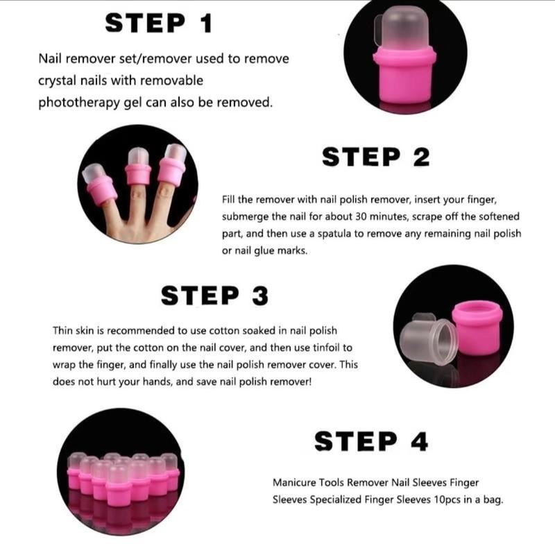 Henna Cups 10 Pcs Set - Pink Cups for Nail