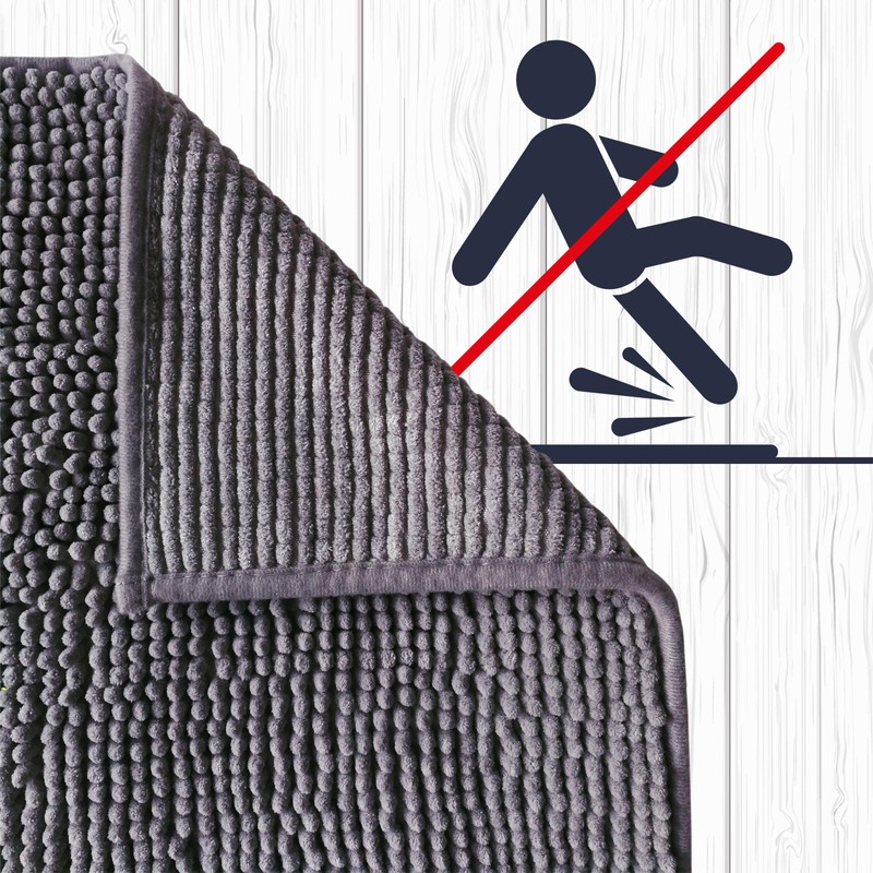 WohnDirect bath mat, bathroom rug, can be combined into a