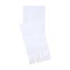 S.H. Churchill & Co. Men's Formal Satin Scarf (White)