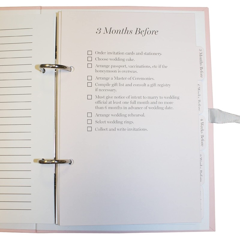 Wedding Planner Diary From Miss to Mrs! Organiser Book -