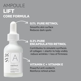 SVR A Ampoule Lift Sérum Alisante Anti-Edad con Retinol, 30 ml