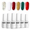 Vishine Nail Polish Gel, 6 Colours UV LED Nail Polish