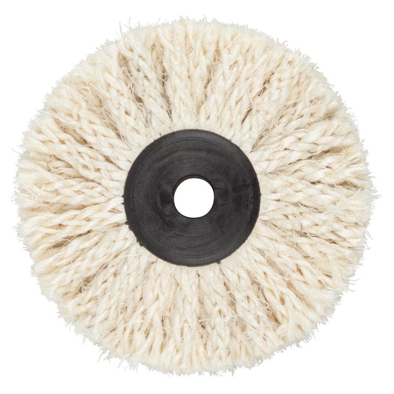 Wolfcraft 2098000 85 x 20mm Sisal Knurled Brush with 10mm