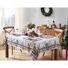Home Bargains Plus Pine Berry Provence Christmas Fabric Tablecloth, French