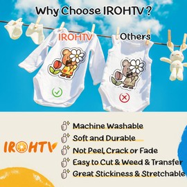 IROHTV Dull Gold Heat Transfer Vinyl, 12"x 10ft Golden HTV, Iron on Vinyl for Shirts Suitable Fabrics, Heat Press Vinyl for Cricut All Cutter Machine, easy weeding HTV Vinyl Roll for Heat Vinyl Design