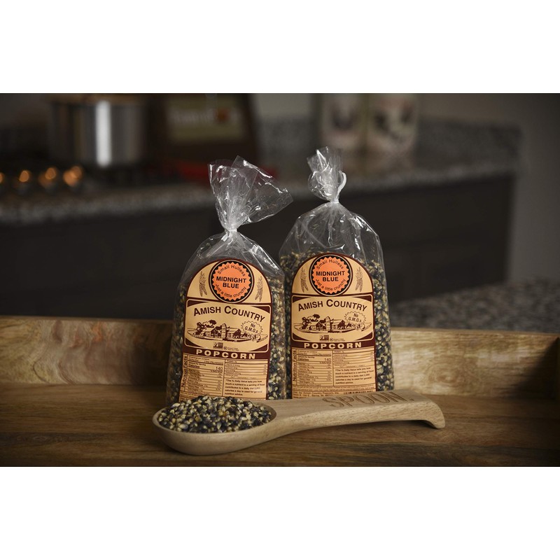 Amish Country Popcorn | 2-2 Lb Bags - Midnight Blue