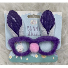 Easter Bunny Novelty Glasses Purple