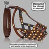 OOPSDOGGY Pitbull Dog Muzzle for Large Dogs - Leather Breathable
