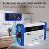 2000 Watt Pure Sine Wave Power Inverter 12V DC to