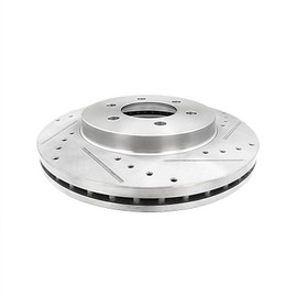 PM Auto Front Left 330mmDrilled Slotted Brake Disc Rotors Replacement For 2004-2008 Ford F-150