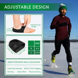 2 x Heel Protectors with Pads Effectively Relieve Heel Pain from Plantar Fasciitis, Heel Bone Spurs, Tendonitis, Cracked Heels and Achilles Tendonitis