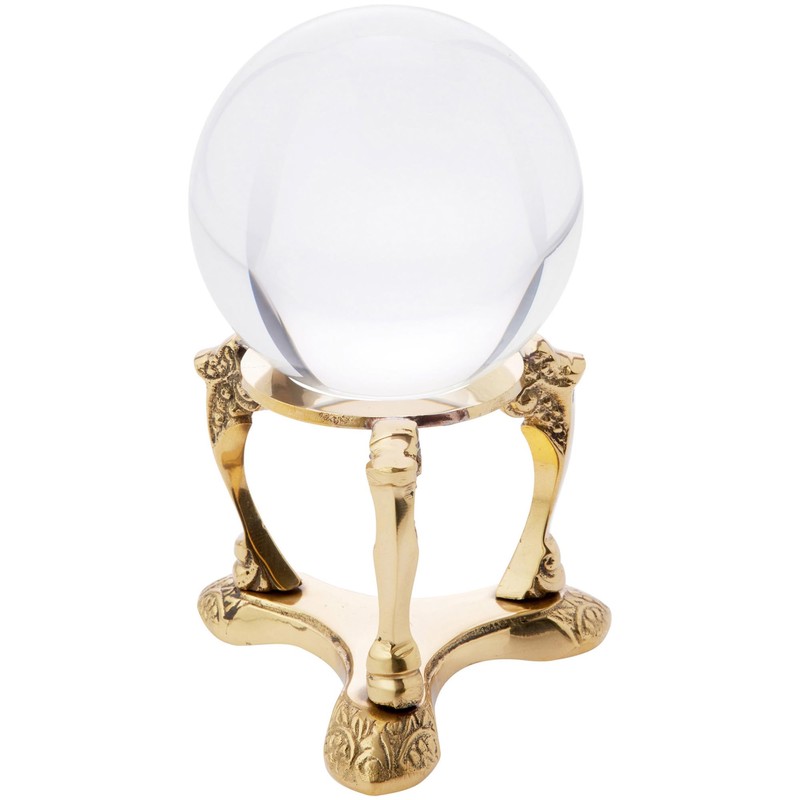 Bard's Brass-toned Egg Stand/Holder, Scroll Leg, 1.5" Diameter