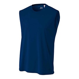 A4 Men’s Cooling Performance Muscle Tank Top | Moisture-Wicking | Medium| Navy