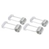 Spring Hinge Door Closer, 4 Pack Self Closing Universal Butterfly