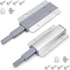 2 Pack Push to Open Magnetic Door Latches, Aluminum Alloy