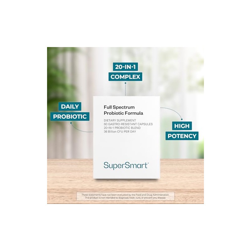 Supersmart - Full Spectrum Probiotics Formula 36 Billion CFU per