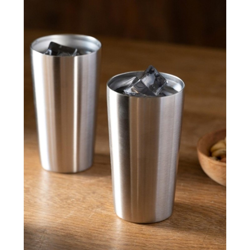J-kitchens Stainless Steel Cup Pair Tumbler Vacuum Double Layer Construction,