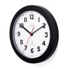 Acctim 74313 Parona, Black Radio Controlled Wall Clock