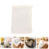 Gatuida 55pcs Reusable Cotton Drawstring Strainer Bags Versatile Herb Bags