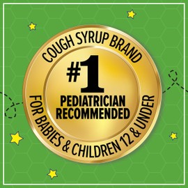 Zarbee's Kids Cough + Mucus Nighttime for Children 2-6 with Dark Honey, Ivy Leaf, Zinc & Elderberry, 1 Pediatrician Recommended, Drug & Alcohol-Free, Mixed Berry Flavor, 4FL Oz | Zarbee's