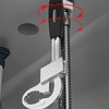 Bathroom Wrench Set Aluminum Alloy Adjustable Large Opening Arc Teethed