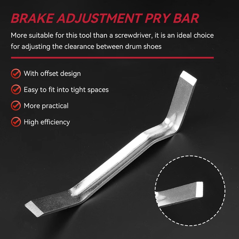 Drum Brake Adjusting Tool Drum Wrench Drum Brake Tool Kit