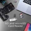 Integral Dual-Slot Micro SD & SD USB2.0 Memory Card Reader