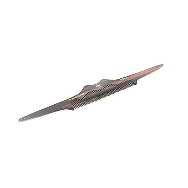 Mens Mustache Comb with Straight Tip Bars - Easy to
